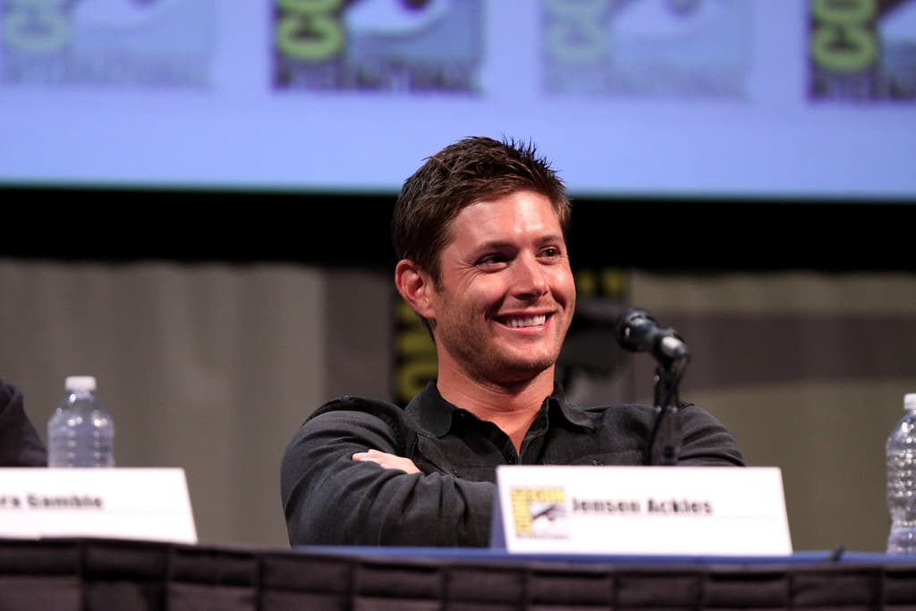 Jensen Ackles as Russell Shaw, looking intense in the series Tracker.